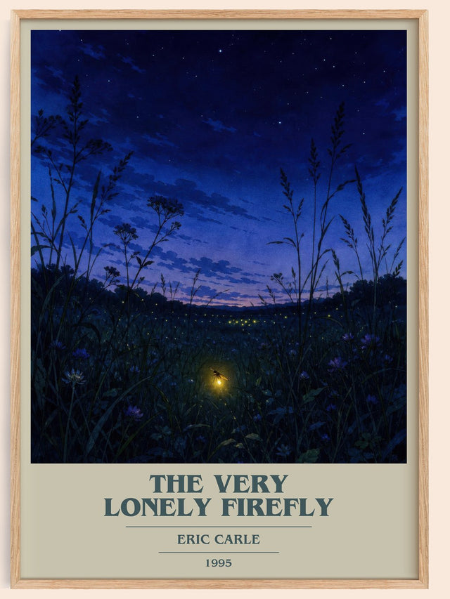 The Very Lonely Firefly Book Cover Poster by Eric Carle