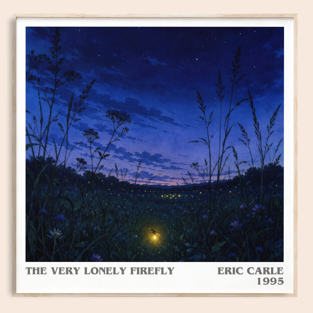 The Very Lonely Firefly Literary Art Print by Eric Carle