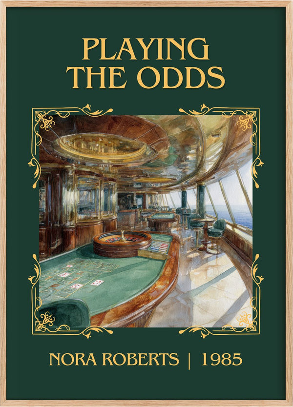 Playing the Odds Classic Book Art Print by Nora Roberts