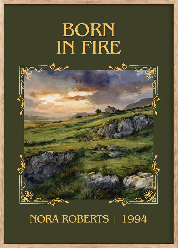 Born in Fire Classic Book Art Print by Nora Roberts