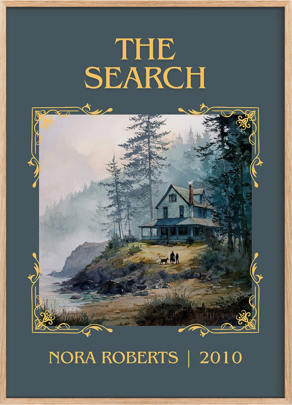 The Search Classic Book Art Print by Nora Roberts