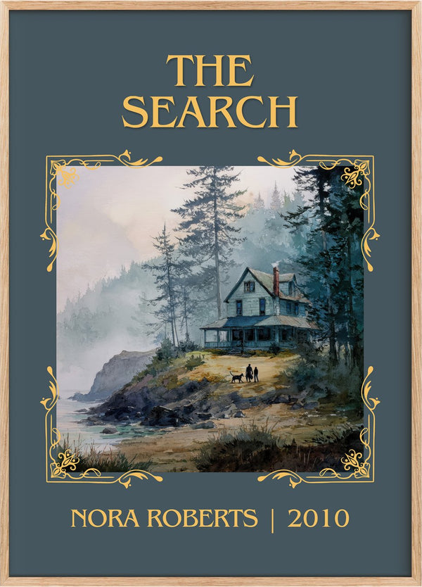 The Search Classic Book Art Print by Nora Roberts