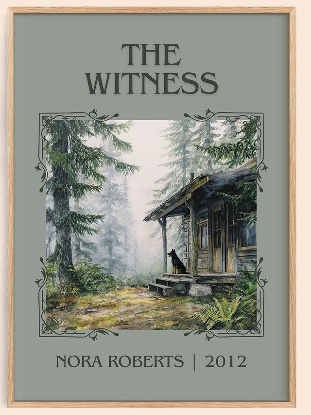 The Witness Classic Book Art Print by Nora Roberts