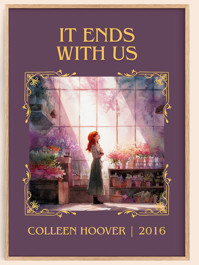 It Ends with Us Classic Book Art Print by Colleen Hoover