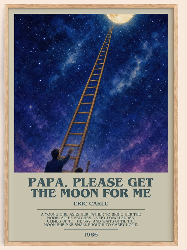 Papa, Please Get The Moon For Me Bookish Wall Art by Eric Carle
