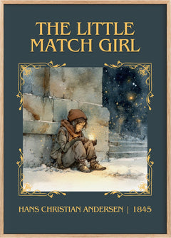 Little Match Girl Classic Book Art Print by Hans Christian Andersen