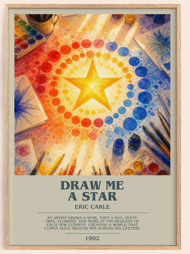 Draw Me A Star Bookish Wall Art by Eric Carle
