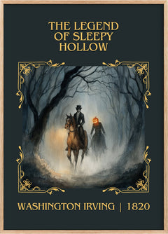 Legend Of Sleepy Hollow Classic Book Art Print by Washington Irving