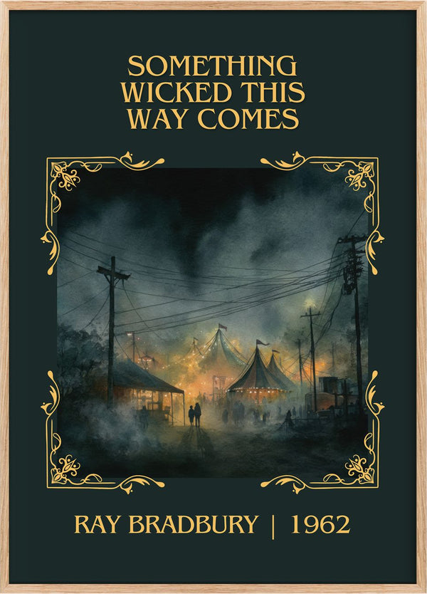 Something Wicked This Way Comes Classic Book Art Print by Ray Bradbury