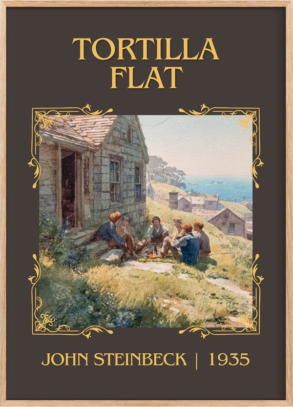 Tortilla Flat Classic Book Art Print by John Steinbeck