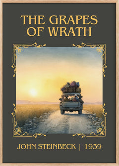 The Grapes Of Wrath Classic Book Art Print by John Steinbeck