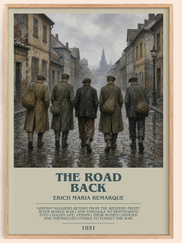 The Road Back Bookish Wall Art by Erich Maria Remarque