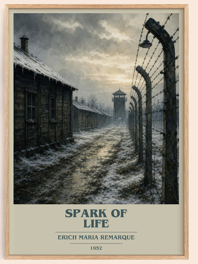 Spark Of Life Book Cover Poster by Erich Maria Remarque