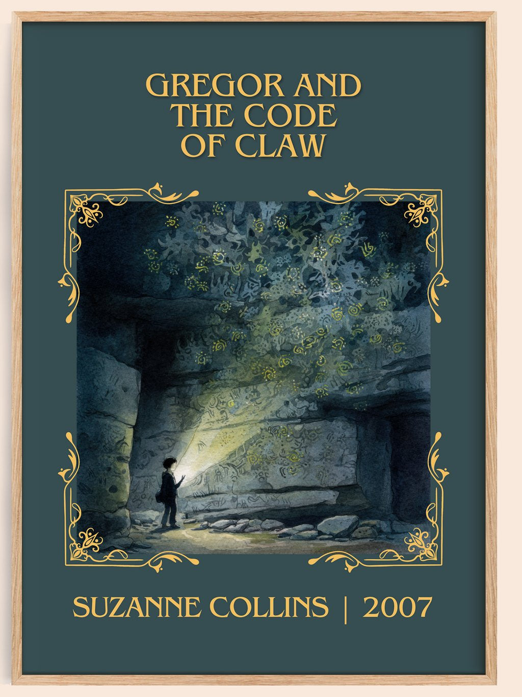 Gregor And The Code Of Claw Classic Book Art Print by Suzanne Collins – book poster