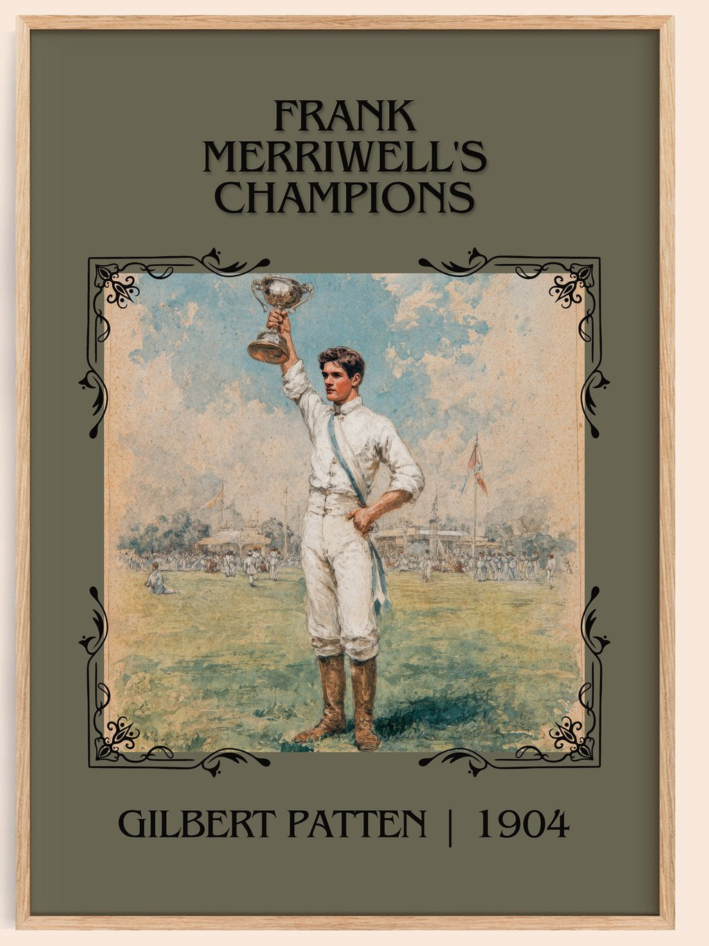 Frank Merriwell'S Champions Classic Book Art Print by Gilbert Patten – book poster
