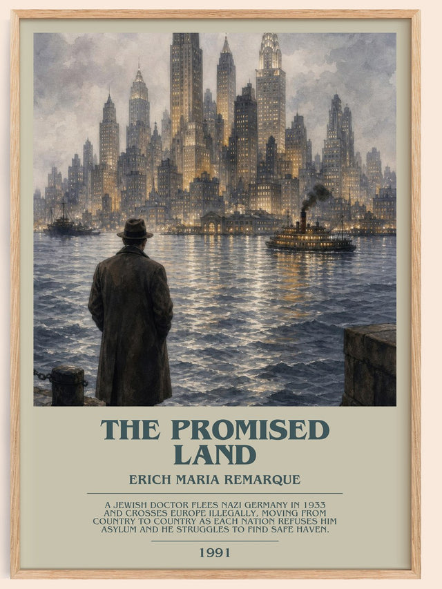 The Promised Land Bookish Wall Art by Erich Maria Remarque