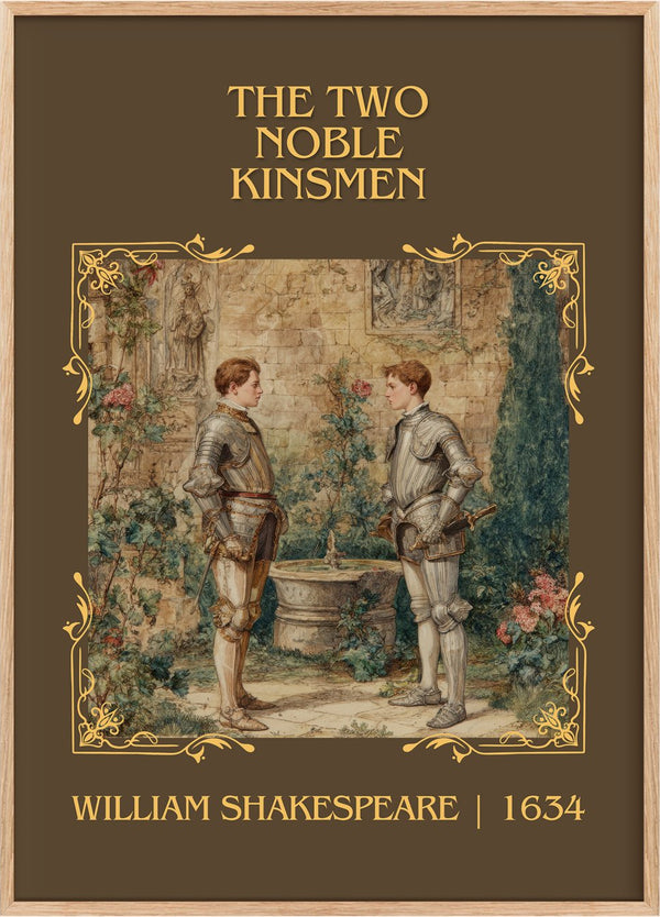 The Two Noble Kinsmen Classic Book Art Print by William Shakespeare
