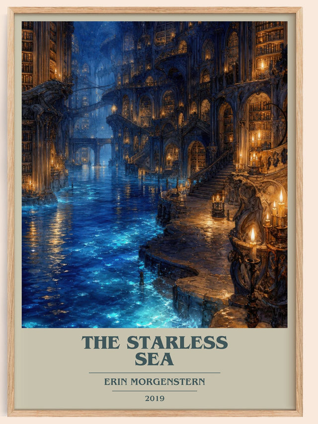 The Starless Sea Book Cover Poster by Erin Morgenstern