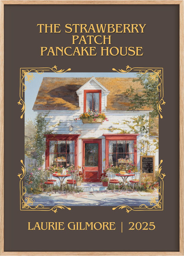Strawberry Patch Pancake House Classic Book Art Print by L. Gilmore