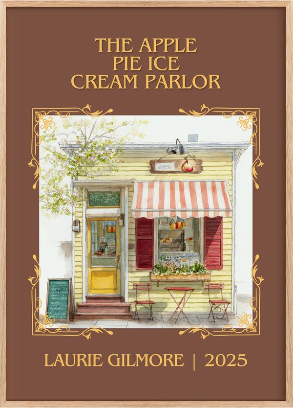 Apple Pie Ice Cream Parlor Classic Book Art Print by Laurie Gilmore