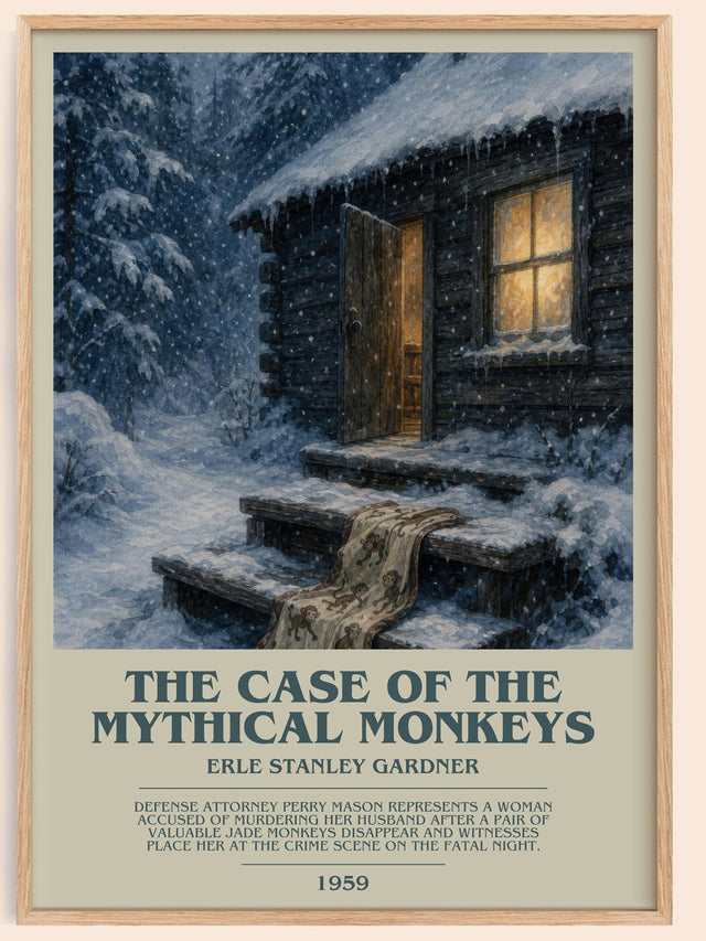 Case Of The Mythical Monkeys Bookish Wall Art by Erle Stanley Gardner