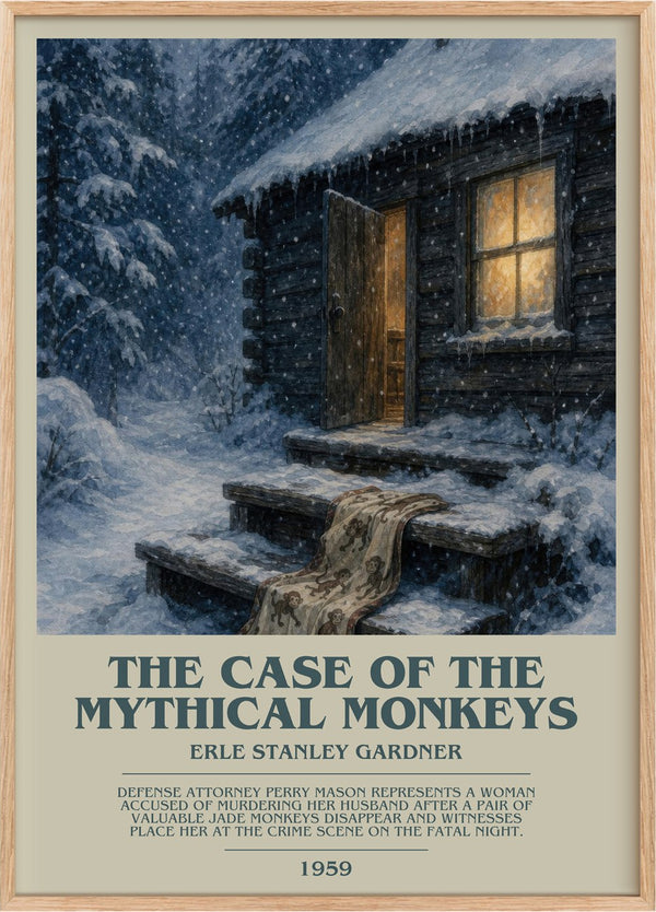 Case Of The Mythical Monkeys Bookish Wall Art by Erle Stanley Gardner