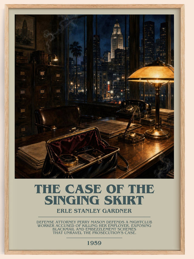 The Case Of The Singing Skirt Bookish Wall Art by Erle Stanley Gardner