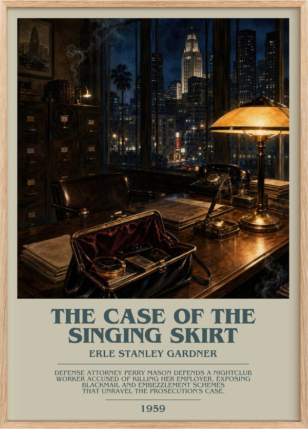The Case Of The Singing Skirt Bookish Wall Art by Erle Stanley Gardner