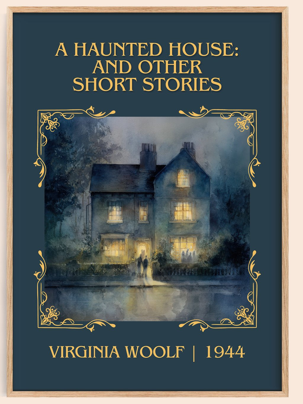 Haunted House: And Other Short Stories Classic Book Art Print – book poster