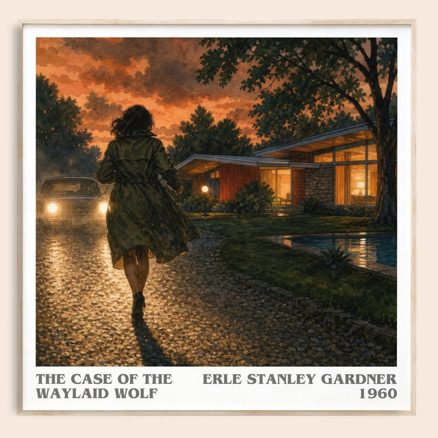 Case Of The Waylaid Wolf Literary Art Print by Erle Stanley Gardner