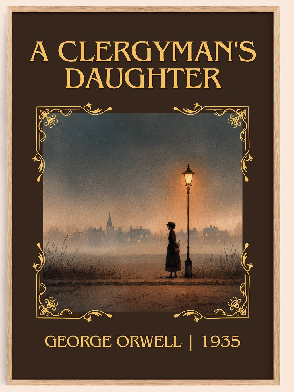 A Clergyman'S Daughter Classic Book Art Print by George Orwell – book poster