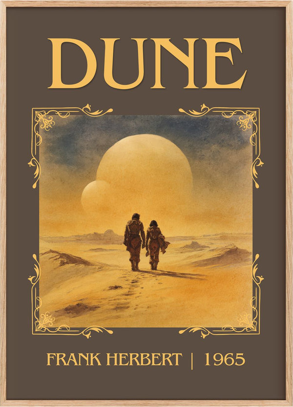 Dune Classic Book Art Print by Frank Herbert
