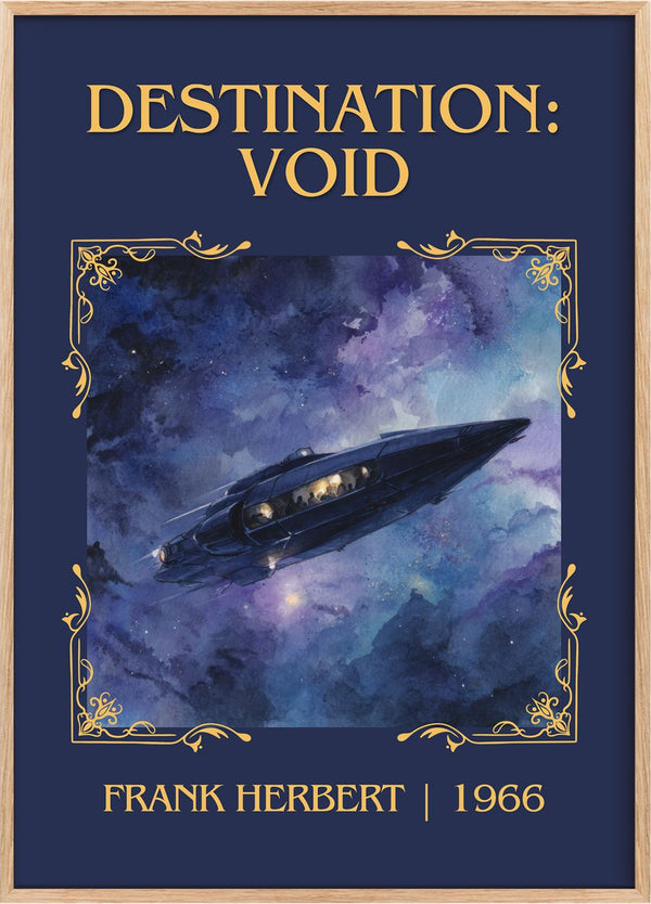 Destination: Void Classic Book Art Print by Frank Herbert
