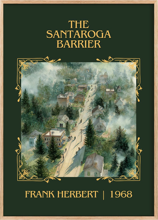 The Santaroga Barrier Classic Book Art Print by Frank Herbert