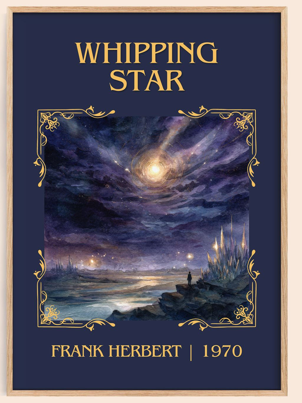 Whipping Star Classic Book Art Print by Frank Herbert – book poster
