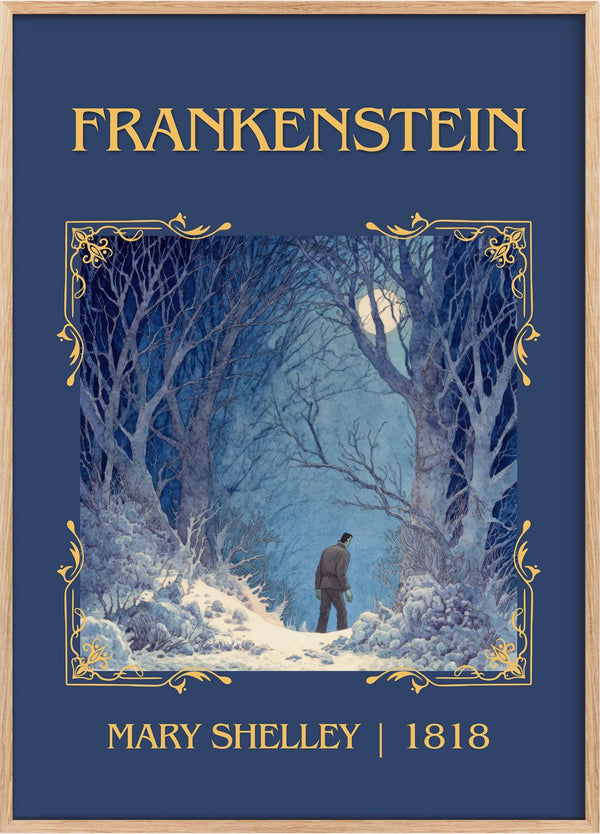 Frankenstein Classic Book Art Print by Mary Shelley
