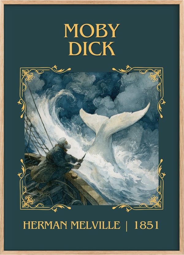 Moby Dick Classic Book Art Print by Herman Melville