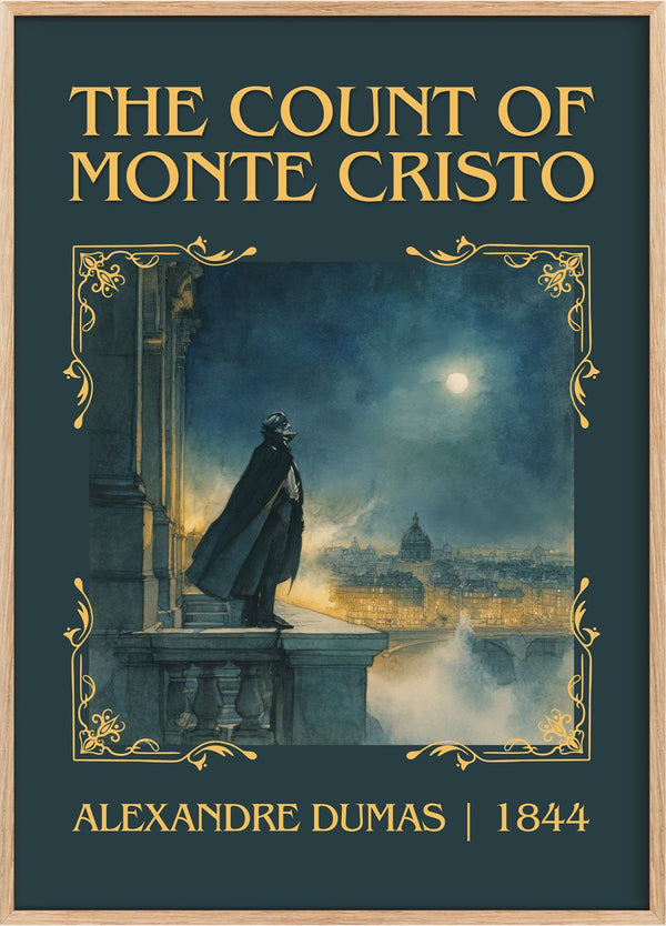 The Count Of Monte Cristo Classic Book Art Print by Alexandre Dumas