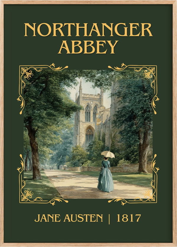 Northanger Abbey Classic Book Art Print by Jane Austen