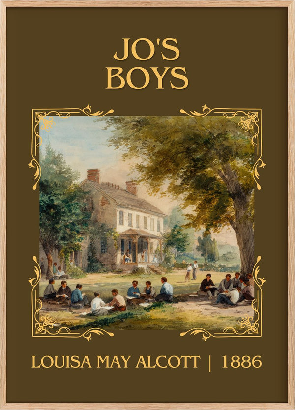 Jo's Boys Classic Book Art Print by Louisa May Alcott