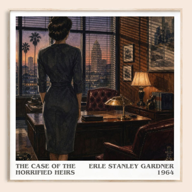Case Of The Horrified Heirs Literary Art Print by Erle Stanley Gardner