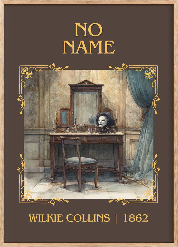 No Name Classic Book Art Print by Wilkie Collins