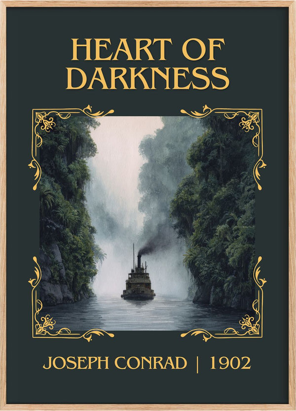 Heart Of Darkness Classic Book Art Print by Joseph Conrad