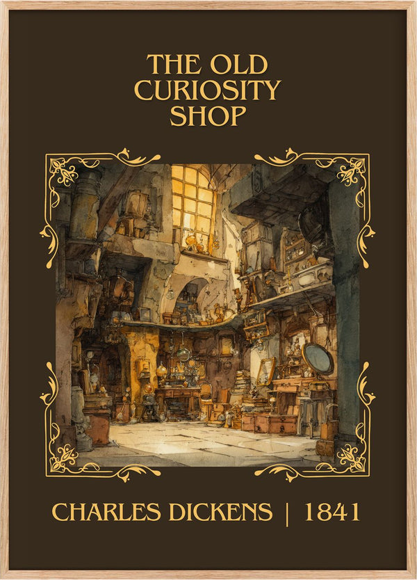 The Old Curiosity Shop Classic Book Art Print by Charles Dickens