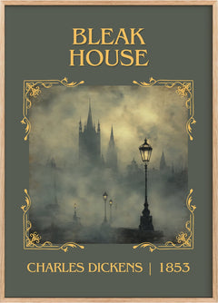 Bleak House Classic Book Art Print by Charles Dickens