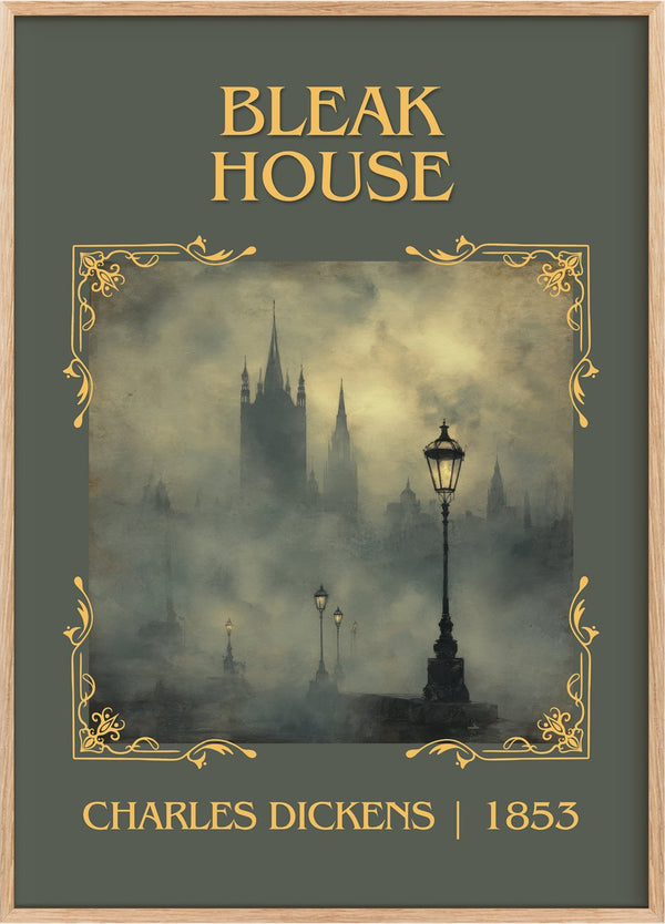 Bleak House Classic Book Art Print by Charles Dickens
