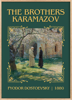 The Brothers Karamazov Classic Book Art Print by Fyodor Dostoevsky