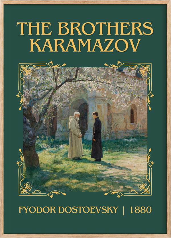 The Brothers Karamazov Classic Book Art Print by Fyodor Dostoevsky