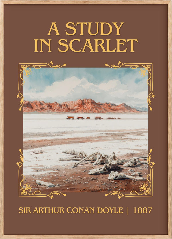 A Study In Scarlet Classic Book Art Print by Sir Arthur Conan Doyle