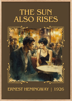 The Sun Also Rises Classic Book Art Print by Ernest Hemingway